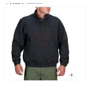 Propper Station 1/4 Zip Fleece Pullover, Tactical Fire EMS Shirt LAPD Blue 3XL